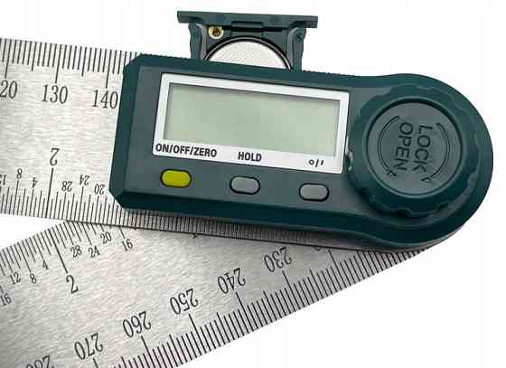 Электронный угломер с линейкой 200 мм PROTESTER 5423-200 Харків