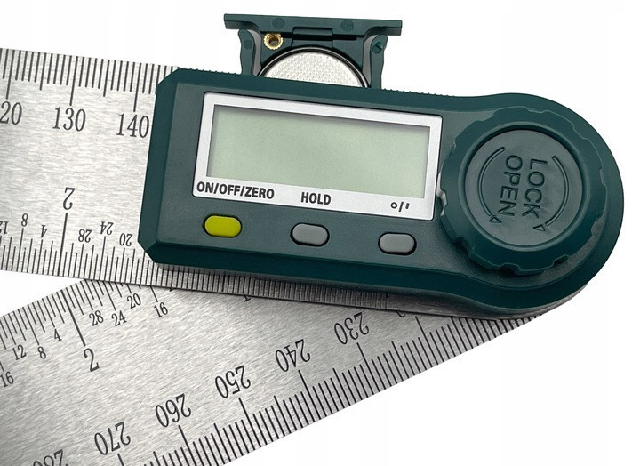 Электронный угломер с линейкой 200 мм PROTESTER 5423-200 Харків - зображення 6