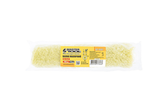 Валик малярный MASTERTOOL Sintex 15/150/12 мм Ø 6 мм 92-4102_Р Харків - зображення 3