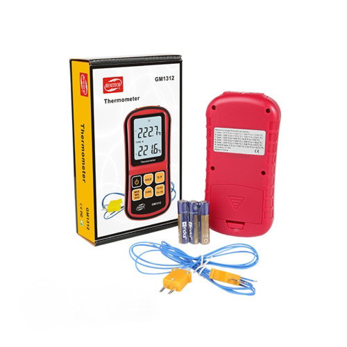 Термометр цифровой двухканальный -250-1767°C BENETECH GM1312 Харків - зображення 3