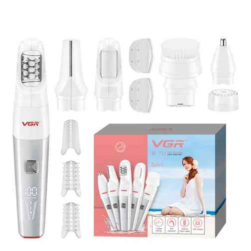 Эпилятор женский VGR 5 в 1 V-752 RED красный Київ
