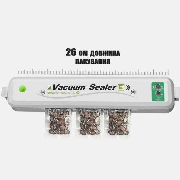 Вакууматор с пакетами Vacuum Sealer E ZWPA-001-green 90 Вт зеленый Киев - изображение 8