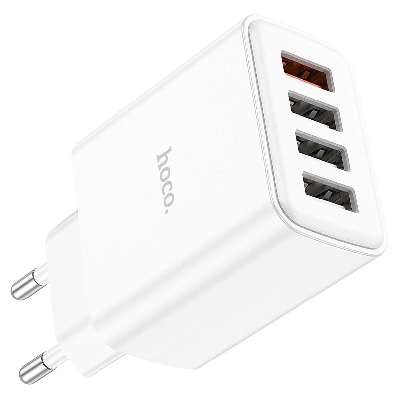 СЗУ Hoco C102A Fuerza QC3.0 (4USB-A) Херсон - зображення 2