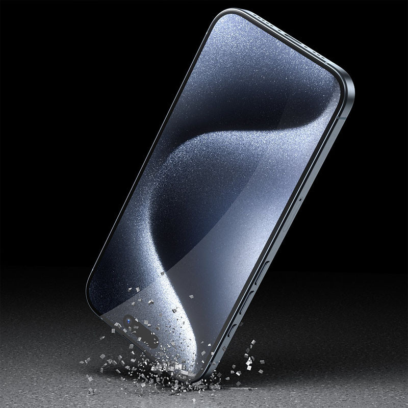 Защитное 3D стекло Blueo Invisible Airbag для Apple iPhone 15 Pro Max (6.7") Херсон - зображення 6