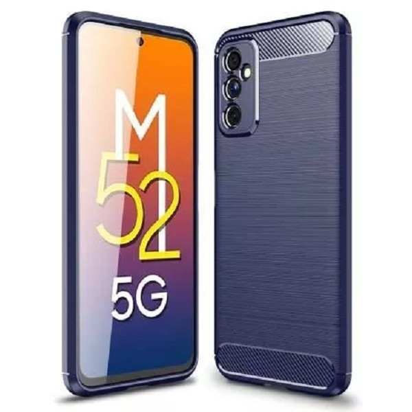 Чохол iPaky Carbon Fiber для Samsung M52 M526 Blue (Код товару:23128) Харків - зображення 1