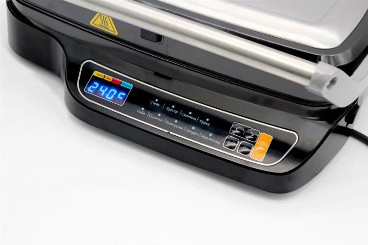 Электрогриль контактный Midea MC-JSY3921C 1650 Вт серебристый Киев - изображение 4