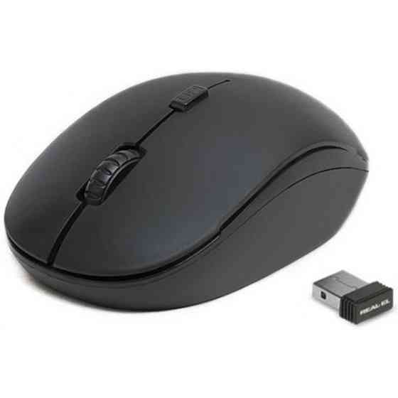 Мишка REAL-EL RM-301 Wireless Black (EL123200022) (Код товару:13922) Харьков