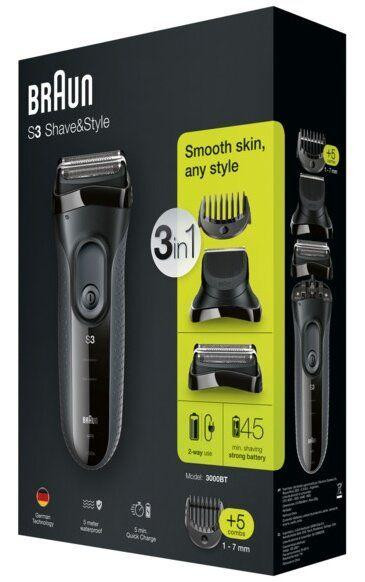 Электробритва Braun Series 3 3000 Вт 6328046 серая Киев - изображение 4