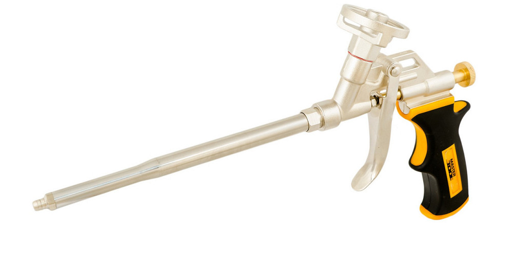 Пистолет для монтажной пены MASTERTOOL 180 мм металлический баллоноприемник 81-8672 Харьков - изображение 1