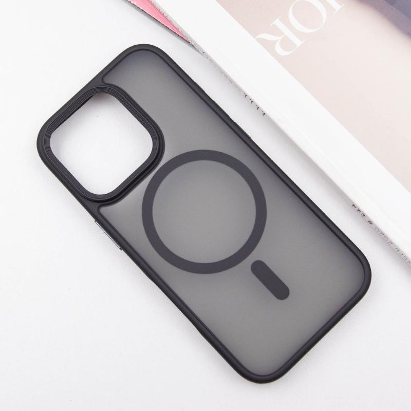 TPU+PC чехол Metal Buttons with MagSafe для Apple iPhone 16 Pro Max (6.9") Херсон - зображення 8