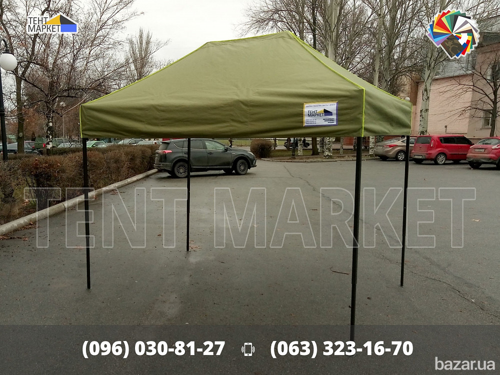 Купол Тент 3х2 запасний брезент на розсувний торговий шатер трансформер Виготовлення Пошиття Продаж Запорожье - изображение 6