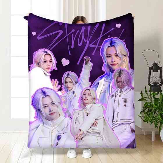 Плед 3D Stray Kids Felix №1 3370_A 15779 160х200 см Киев