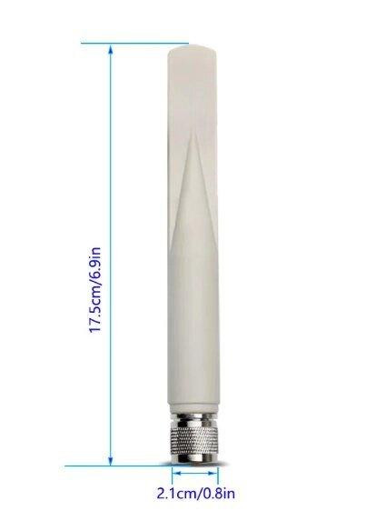 Антенна всенаправленная 2390-3470/4560-6300MHz 9dBi, 17.5 см, N-male, водонепроницаемая (10941) Дніпро - зображення 3