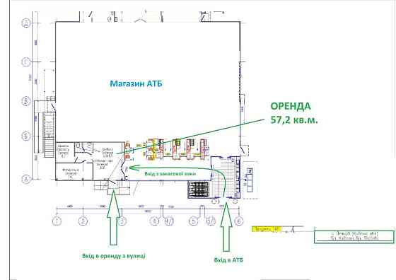 Демидів. Київська обл. Оренда в АТБ. 57 кв.м. Киев