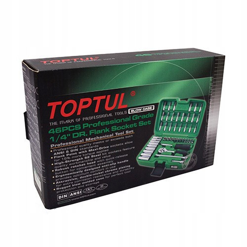 Профессиональный набор инструмента TOPTUL 1/4" 46ед. GCAI4601 Харьков - изображение 3