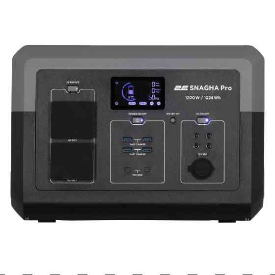 Зарядна станція 2Е Snagha PRO, 1200 Вт, LiFePo4, швидка зарядка Київ