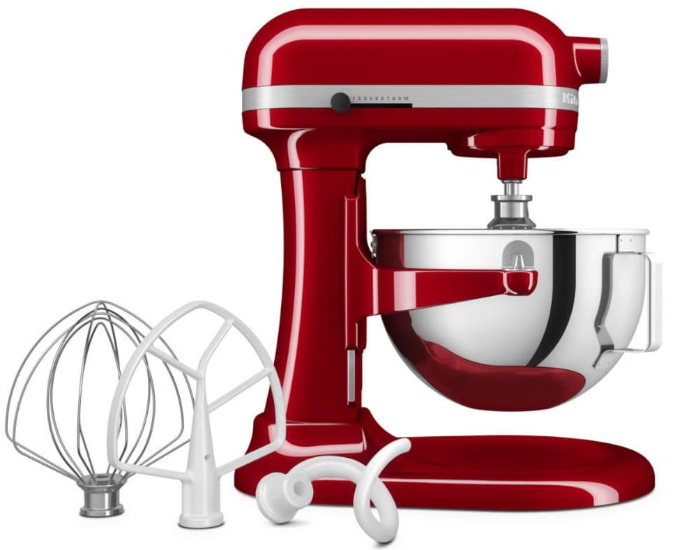 Кухонная машина KitchenAid Heavy Duty 5KSM55SXXEER 375 Вт красный Київ - зображення 1