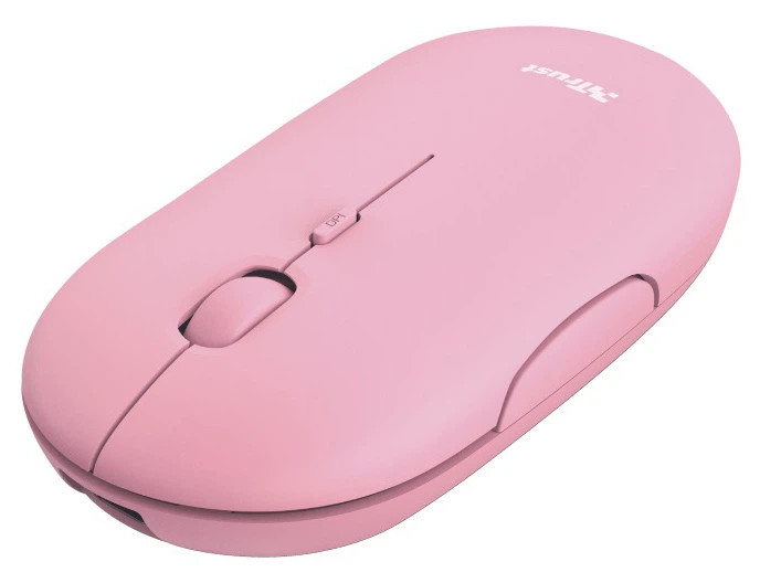 Мышь компьютерная безпроводная Trust Puck Rechargeable Ultra-Thin BT WL Silent Pink 24125_TRUST розо Киев - изображение 2