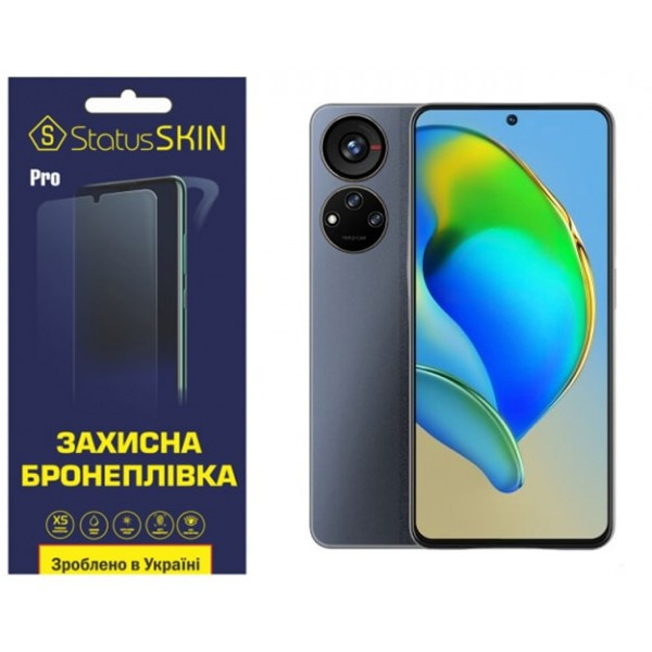 Поліуретанова плівка StatusSKIN Pro на екран ZTE Blade V40S Глянцева Харків - зображення 2