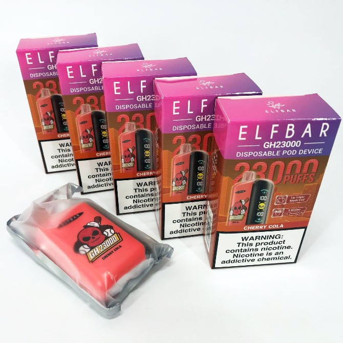 Е сигарета ELF BAR 5% 23000 тяг (Вишня Кола) Киев - изображение 2