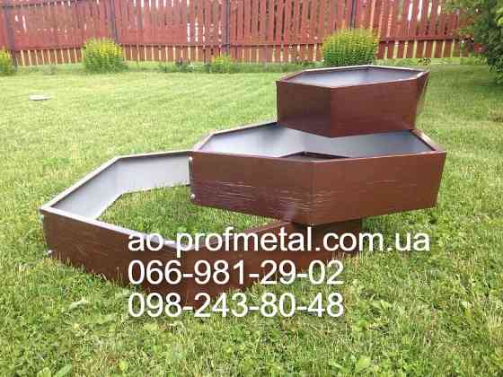 Бордюри-бортики розміром 2500 ммх1200 мм ДЛЯ РОСЛИН. Киев