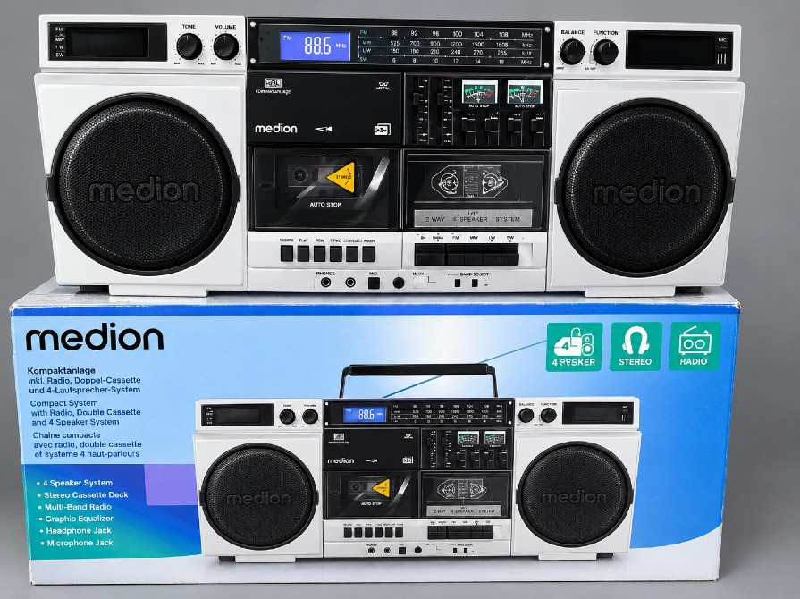 Продам MEDION Life® P66538 Retro Ghetto Blaster, абсолютно новий! Днепр - изображение 5