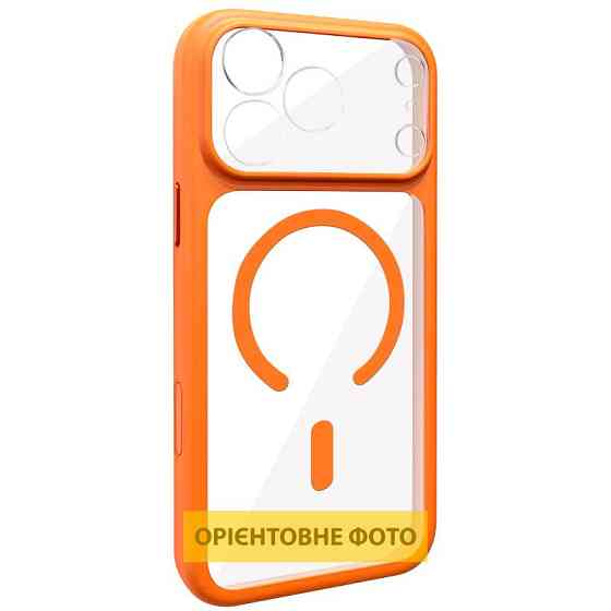 Чехол TPU+PC GETMAN Moon Clear with MagSafe для Apple iPhone 13 (6.1") Херсон