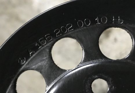 Бу шкив помпы 5 ручейков Mercedes W168, A1662020010 Кропивницкий - изображение 2
