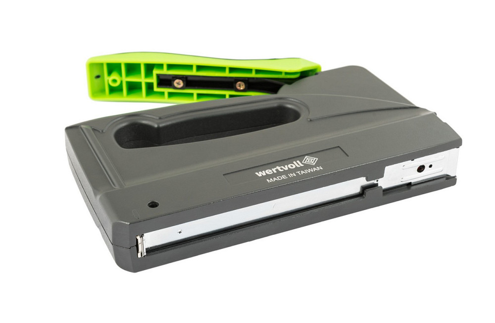 Степлер рессорный WERTVOLL 4-В-1 скоба R53 6-14мм/R13 6-14 мм/R140 6-14 мм/гвоздь 15мм корпус ALL/эр Харків - зображення 3