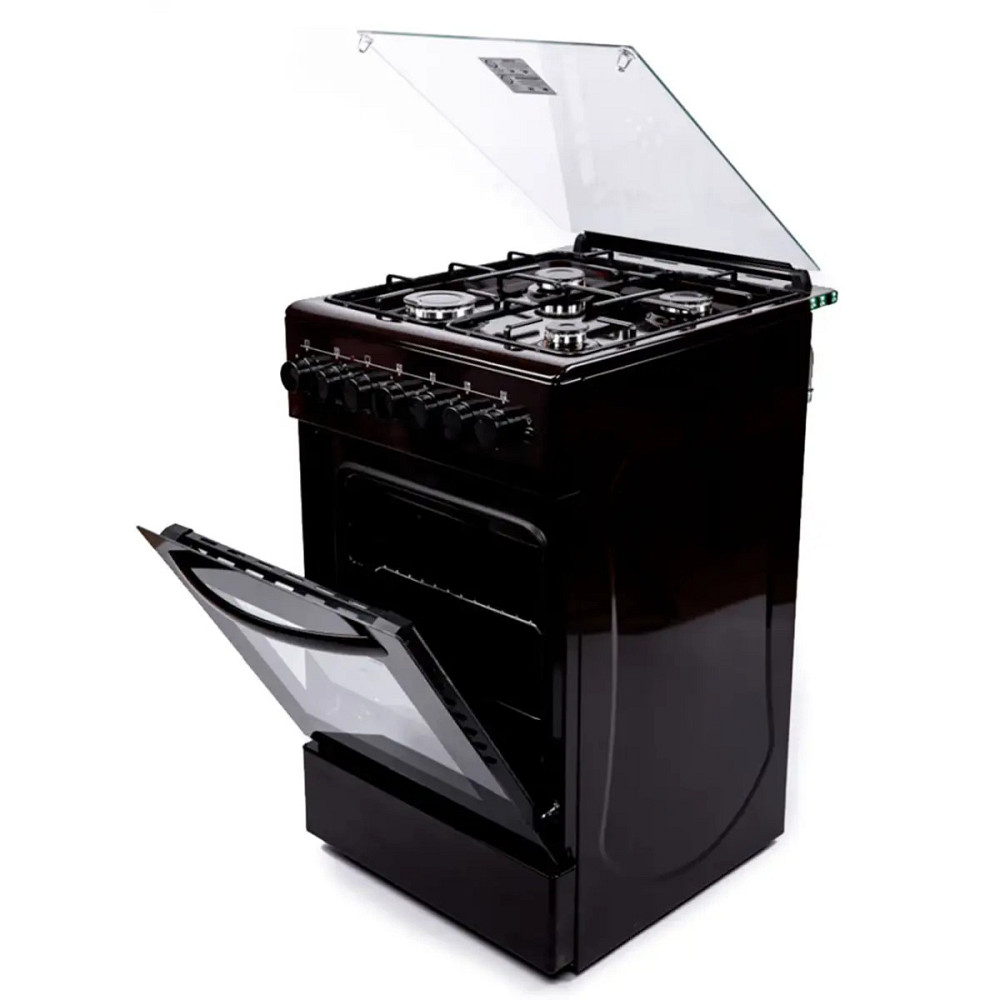 Газовая плита Grunhelm G4FG5612BR-0 50 см коричневая Киев - изображение 1