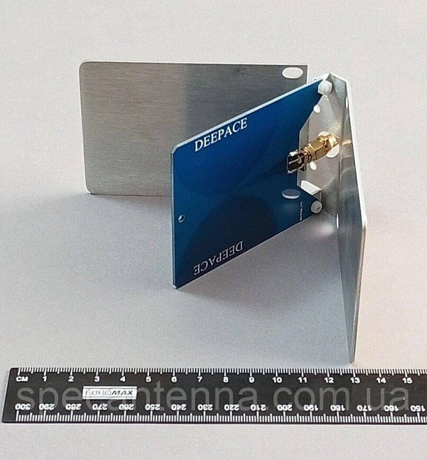 Антенна UWB 1.6 - 9 ГГц 9 dBi 15 Вт Deepace R105-RPS, RP SMA разъем Днепр - изображение 4