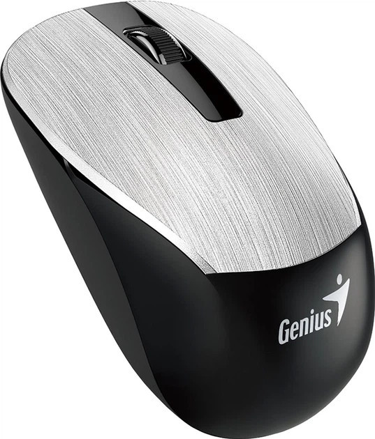 Мышь компьютерная безпроводная Genius NX-7015 Silver 31030019404 серебристая Киев - изображение 2