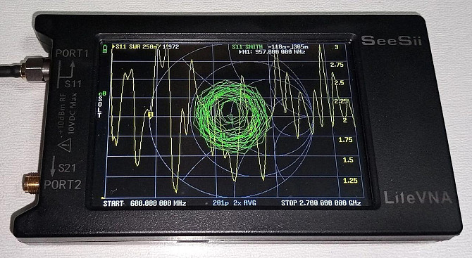 Антенна 700-2700 МГц 7 дБ, до 30 Вт, 32 см, RG 174 1 м, RP SMA, на магнитном основании. Смотрите гра Дніпро - зображення 4