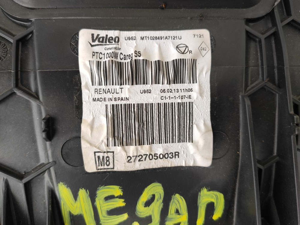 Корпус печки Renault Megane III 1.5 dCi 2008-2015 (272705003R) Ковель - зображення 4