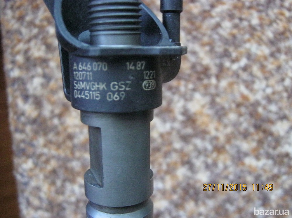 A6460701487,Bosch 0445115069 б/в форсунка Mercedes-Benz sprinter 315 Луцьк - зображення 3