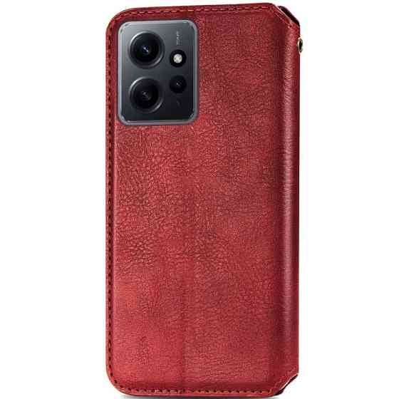 Кожаный чехол-книжка GETMAN Cubic (PU) для Xiaomi Redmi Note 12 4G Херсон