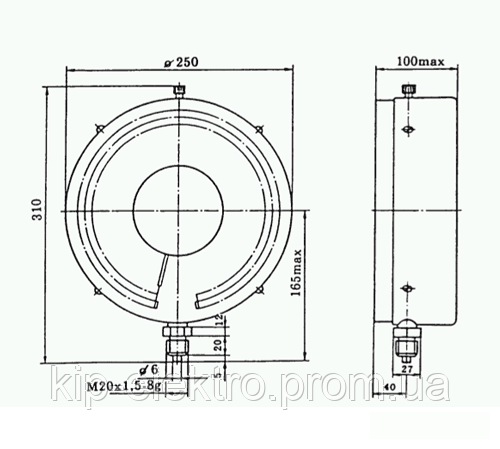 Вакуумметр образцовый ВО-1227 (ВО 1227, ВО1227, ВО) Київ - зображення 3
