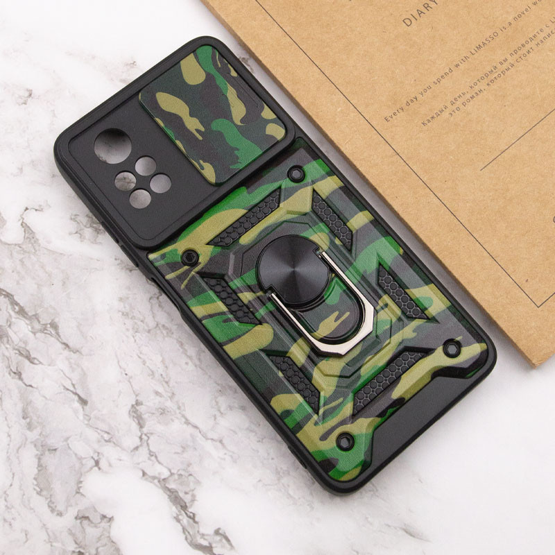 Ударопрочный чехол Camshield Serge Ring Camo для Xiaomi Poco X4 Pro 5G Херсон - изображение 10