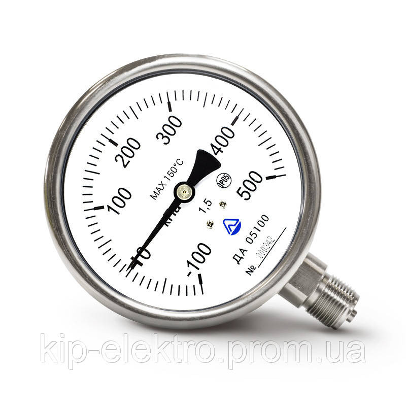 Мановакуумметр показывающий ДА 05100-07М (ДА 05100, ДА05100, ДА-05100, ДА 05-07, ДА) - радиальный шт Киев - изображение 2