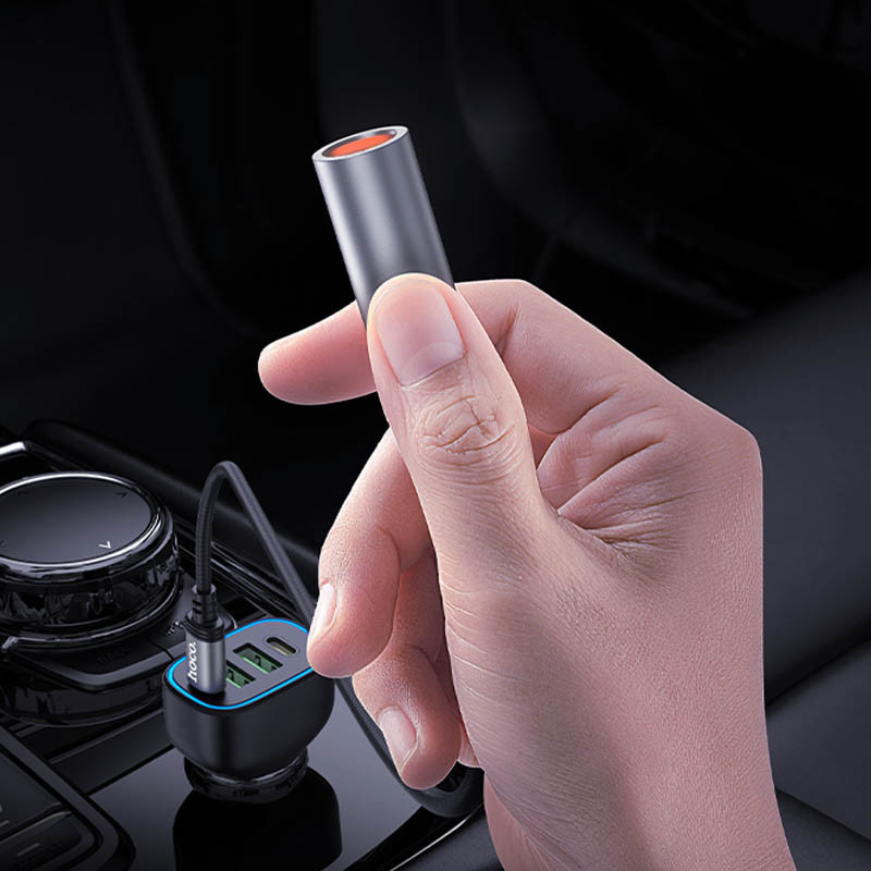 Портативный прикуриватель зажигалка Hoco UA30 Type-C Херсон - зображення 4