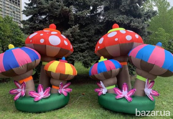 Надувной человечек пицца машущий рукой Київ - зображення 8