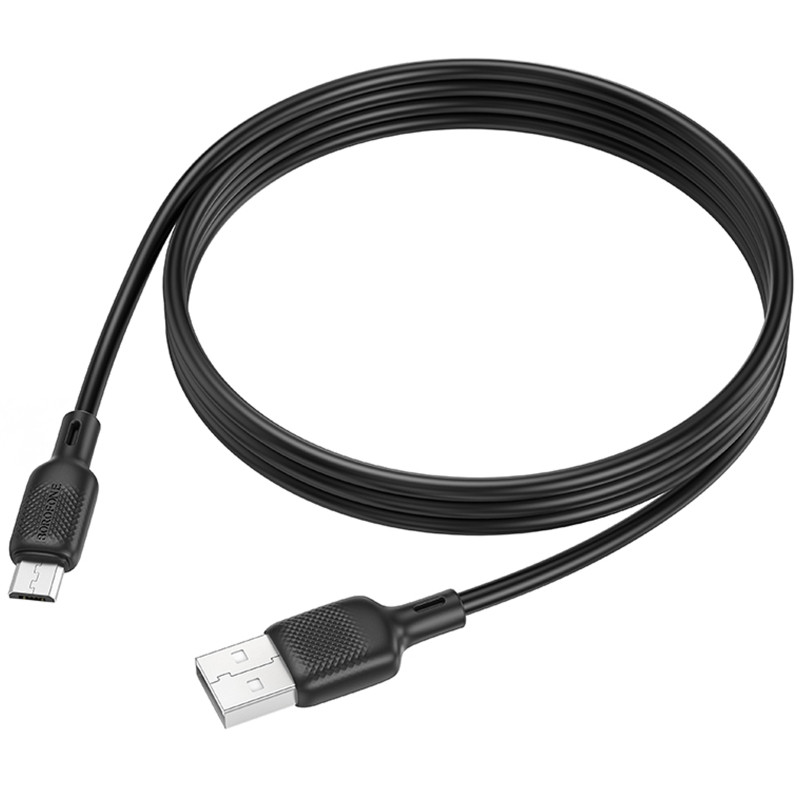 Дата кабель Borofone BX113 Lenny USB to MicroUSB 2.4A (1m) Херсон - изображение 5