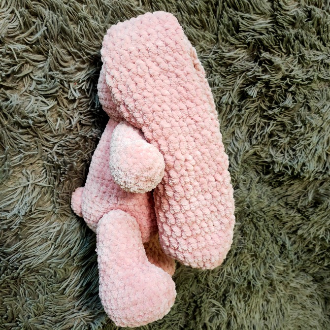 Зайчик Зайка м'яка іграшка в'язана ручна робота подарунок сувенір Нововолынск - изображение 5