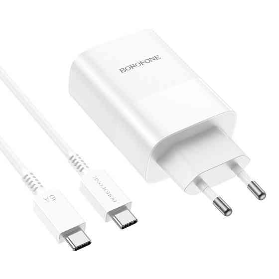СЗУ Borofone BN10 Sunlight PD65W (1USB-A/1C) + кабель Type-C to Type-C Херсон