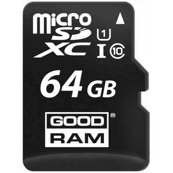 Карта пам'яті Goodram microSDХC 64GB UHS-I Сlass 10 + SD-adapter (M1AA-0640R12) Харків