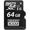 Карта пам'яті Goodram microSDХC 64GB UHS-I Сlass 10 + SD-adapter (M1AA-0640R12)