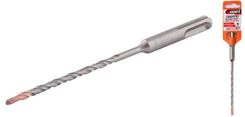 Бур по бетону GRANITE SDS-plus S4 5×160 мм 0-05-160 Харків - зображення 2