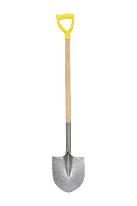 Лопата штыковая MASTERTOOL 205×280×1200 мм молотковая окраска с деревянной ручкой и держателем 14-62 Харьков - изображение 5