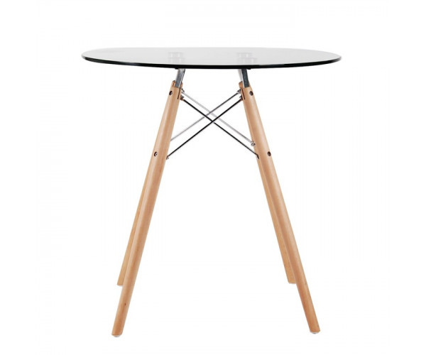Стіл Імз Eames скляний круглий д. 80 см Дніпро - зображення 3