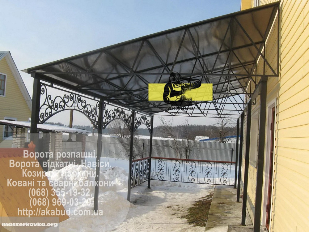 В'їзна брама. Розпашні Ворота. Ворота відкатні. Автоматичні ворота. Кривой Рог - изображение 8